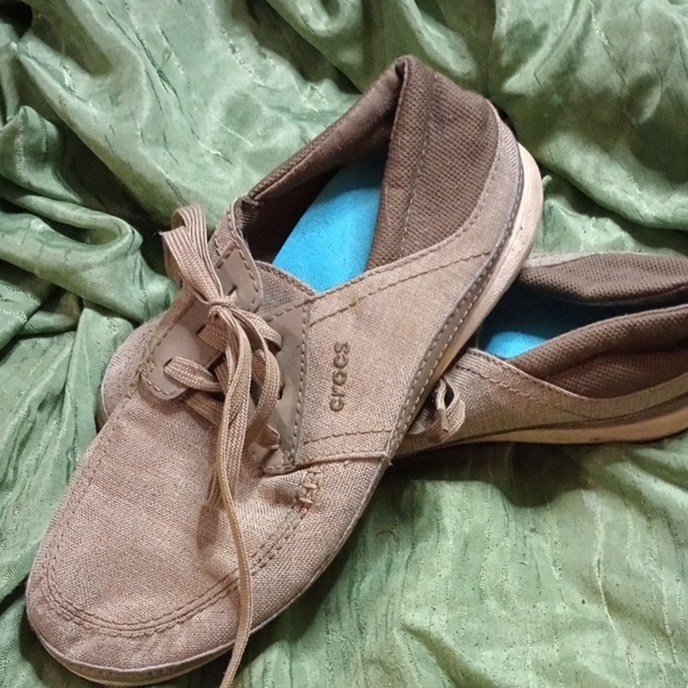 Crocs Tan and Brown Casual Shoes